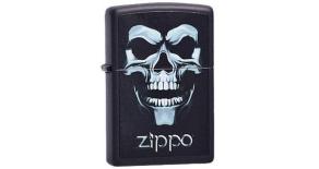 218 Skull shadow - Зажигалка ZIPPO